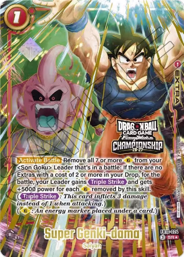 Super Genki-dama (Championship 26-27) (FB10-024), Tournament and Championship Promos — DB Fusion card price