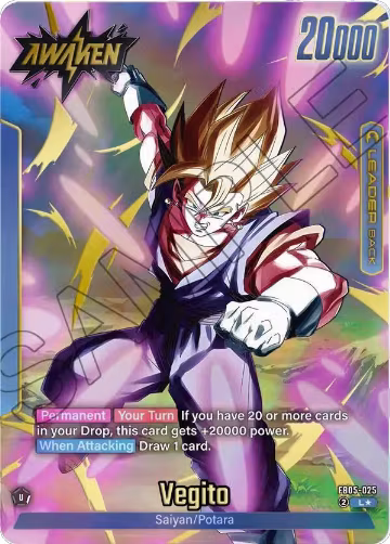 Vegito - FB05-025 (Alternate Art) (FB05-025) — card price