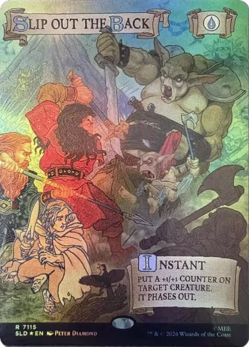 Slip Out the Back (Out Of Sight Foil) (7115), Secret Lair Drop Series — Magic card price