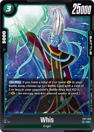 Whis - FB11-050 (FB11-050), Brightness of Hope — DB Fusion card price