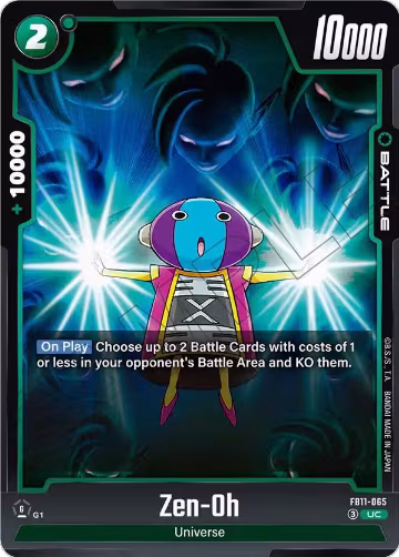 Zen-Oh (FB11-065), Brightness of Hope — DB Fusion card price