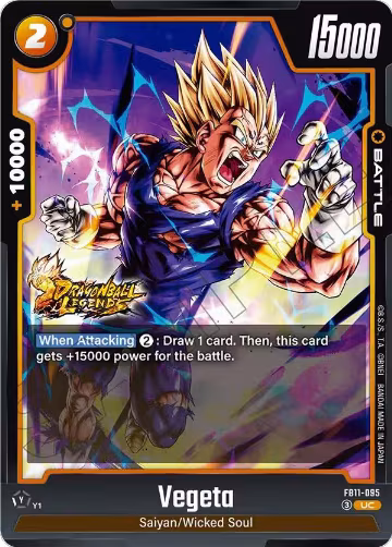 Vegeta - FB11-095 (FB11-095), Brightness of Hope — DB Fusion card price