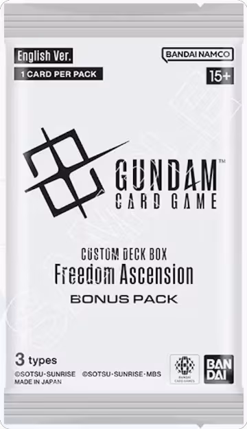 Deck Build Box Freedom Ascension Bonus Pack, Deck Build Box Freedom Ascension — Gundam sealed product price
