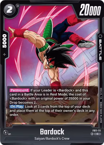 Bardock - FB11-111 (FB11-111), Brightness of Hope — DB Fusion card price