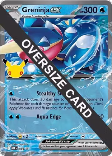 Greninja ex - 099 (30th Celebration) (099), Jumbo Cards — Pokémon card price
