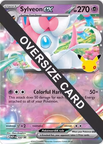 Sylveon ex - 100 (30th Celebration) (100), Jumbo Cards — Pokémon card price