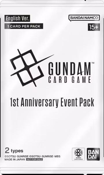 1st Anniversary Event Pack, Gundam Promotional Cards — Gundam sealed product price