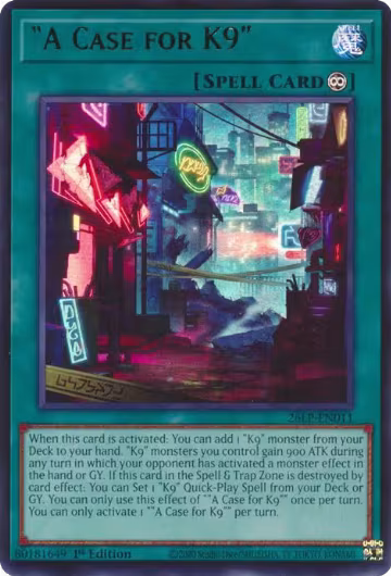 "A Case for K9" (26LP-EN011), Limited Pack World Championship 2026 — Yu-Gi-Oh! card price