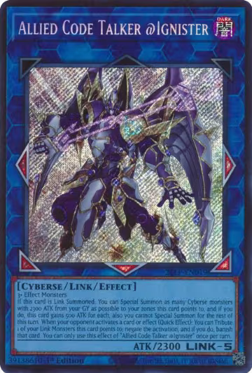 Allied Code Talker @Ignister (Secret Rare) (26LP-EN019), Limited Pack World Championship 2026 — Yu-Gi-Oh! card price