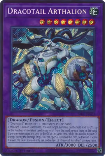 Dracotail Arthalion (Secret Rare) (26LP-EN003), Limited Pack World Championship 2026 — Yu-Gi-Oh! card price
