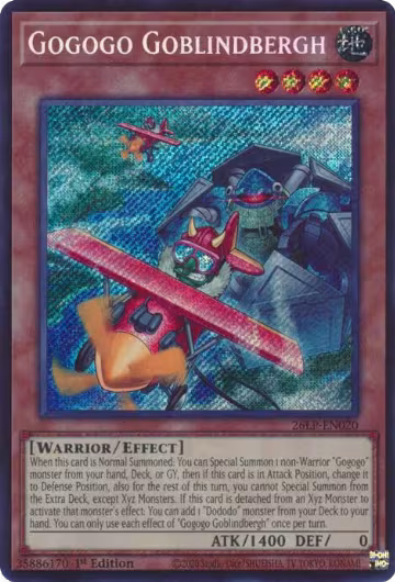 Gogogo Goblindbergh (Secret Rare) (26LP-EN020), Limited Pack World Championship 2026 — Yu-Gi-Oh! card price
