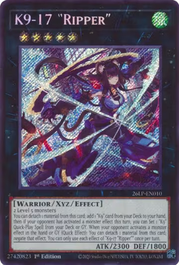 K9-17 "Ripper" (Secret Rare) (26LP-EN010), Limited Pack World Championship 2026 — Yu-Gi-Oh! card price
