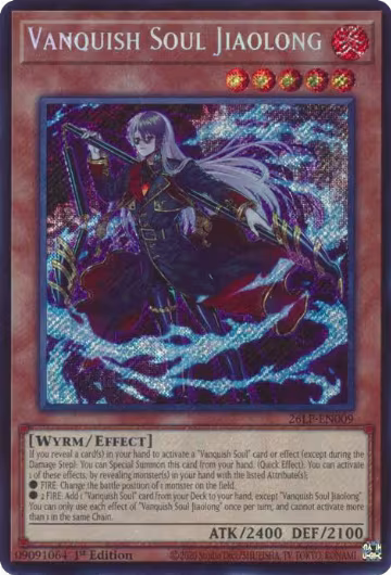 Vanquish Soul Jiaolong (Secret Rare) (26LP-EN009), Limited Pack World Championship 2026 — Yu-Gi-Oh! card price