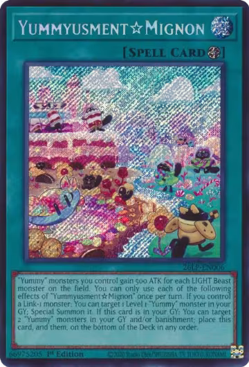 YummyusmentMignon (Secret Rare) (26LP-EN006), Limited Pack World Championship 2026 — Yu-Gi-Oh! card price