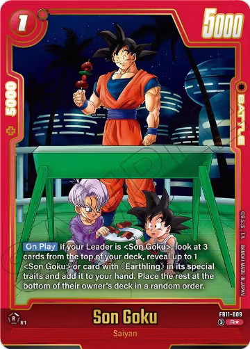 Son Goku - FB11-009 (Alternate Art) (FB11-009), Brightness of Hope — DB Fusion card price