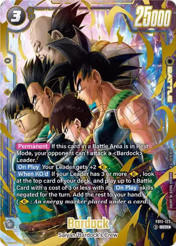 Bardock - FB11-123 (Alternate Art) (FB11-123), Brightness of Hope — DB Fusion card price