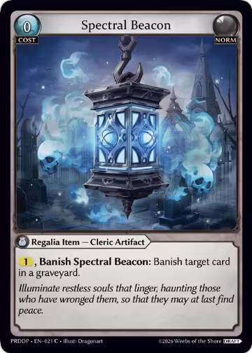 Spectral Beacon (021), .asphodel/paradise Draft Pack — Grand Archive card price