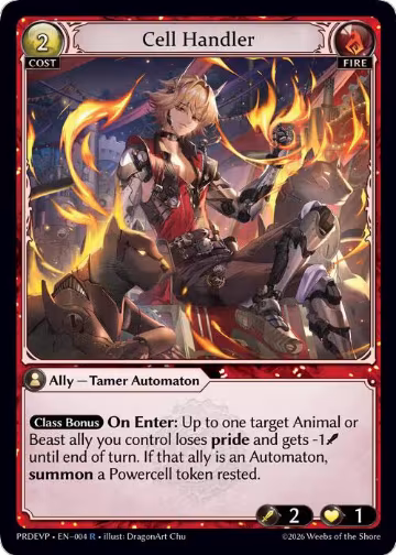 Cell Handler (004), .asphodel/paradise Event Pack — Grand Archive card price