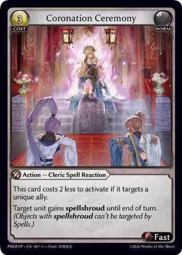 Coronation Ceremony (007) — card price