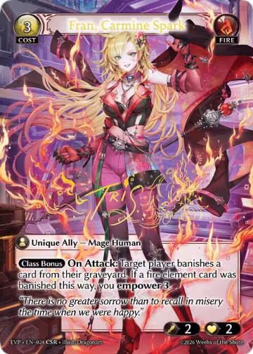 Fran, Carmine Spark (024) — card price