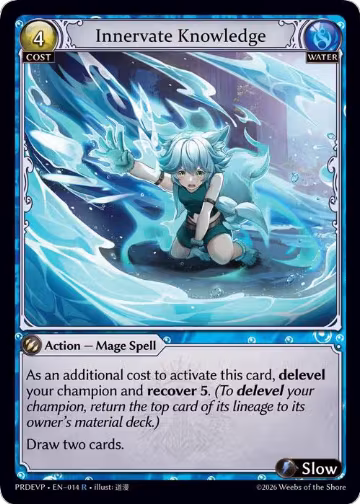 Innervate Knowledge (014), .asphodel/paradise Event Pack — Grand Archive card price
