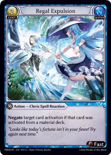 Regal Expulsion (019), .asphodel/paradise Event Pack — Grand Archive card price