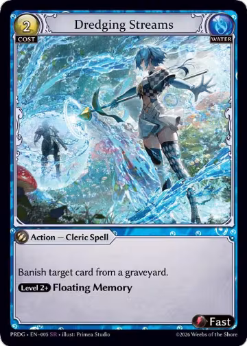 Dredging Streams (005), .asphodel/paradise Grimoire — Grand Archive card price