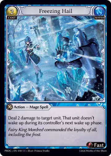 Freezing Hail (010), .asphodel/paradise Grimoire — Grand Archive card price