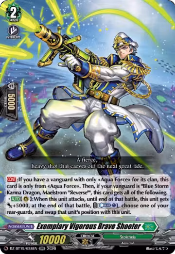 Exemplary Vigorous Brave Shooter (DZ-BT15/038EN), DZ-BT15: Strike of Illusionary Shadows — Vanguard card price