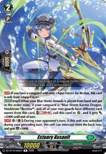 Estuary Assault (DZ-BT15/058EN), DZ-BT15: Strike of Illusionary Shadows — Vanguard card price