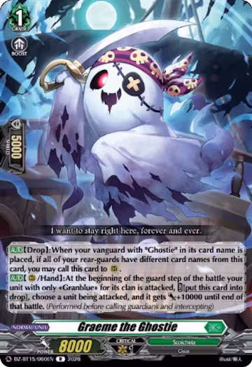 Graeme the Ghostie (DZ-BT15/060EN), DZ-BT15: Strike of Illusionary Shadows — Vanguard card price