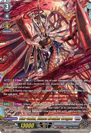 Star-vader, Chaos Breaker Dragon (FFR) (DZ-BT15/FFR10EN), DZ-BT15: Strike of Illusionary Shadows — Vanguard card price