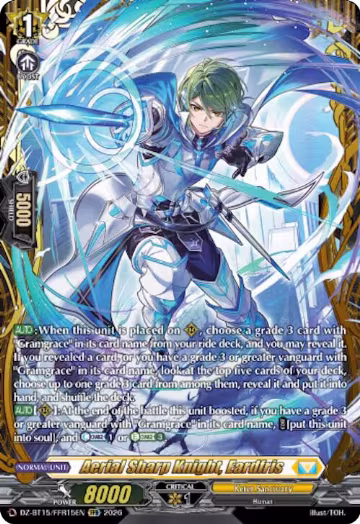 Aerial Sharp Knight, Eardfris (FFR) (DZ-BT15/FFR15EN), DZ-BT15: Strike of Illusionary Shadows — Vanguard card price
