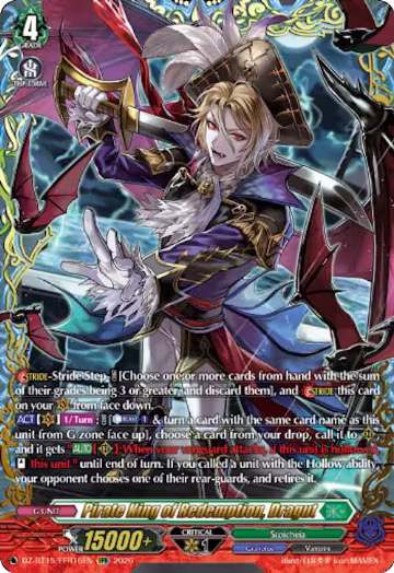 Pirate King of Redemption, Dragut (FFR) (DZ-BT15/FFR16EN), DZ-BT15: Strike of Illusionary Shadows — Vanguard card price