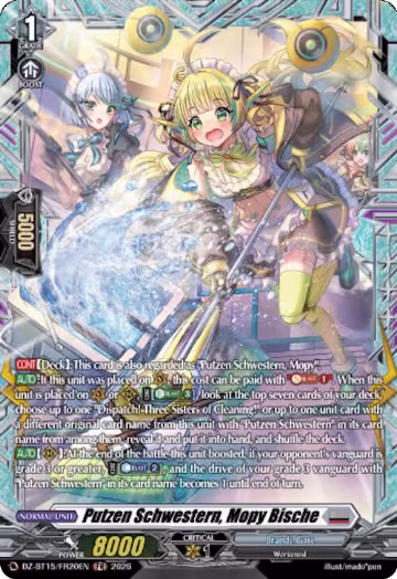 Putzen Schwestern, Mopy Bische (FR) (DZ-BT15/FR20EN), DZ-BT15: Strike of Illusionary Shadows — Vanguard card price
