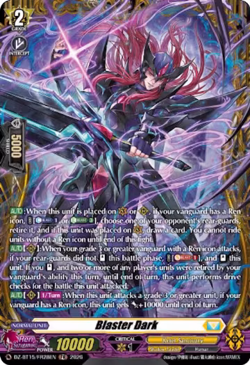 Blaster Dark (FR) (DZ-BT15/FR28EN), DZ-BT15: Strike of Illusionary Shadows — Vanguard card price
