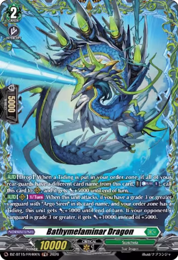 Bathymelaminar Dragon (FR) (DZ-BT15/FR40EN), DZ-BT15: Strike of Illusionary Shadows — Vanguard card price