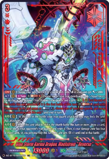 Blue Storm Karma Dragon, Maelstrom "Reverse" (SEC) (DZ-BT15/SEC06EN) — card price