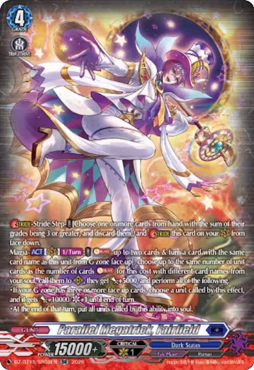 Parallel Megatrick, Fairfield (SR) (DZ-BT15/SR08EN), DZ-BT15: Strike of Illusionary Shadows — Vanguard card price