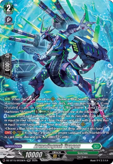Armadogush Dragon (SR) (DZ-BT15/SR35EN), DZ-BT15: Strike of Illusionary Shadows — Vanguard card price
