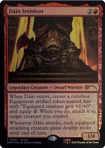 Dain Ironfoot (1), Media Promos — Magic card price