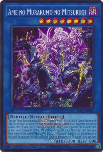 Ame no Murakumo no Mitsurugi (Emblazoned Secret Rare) (26LP-EN021), Limited Pack World Championship 2026 — Yu-Gi-Oh! card price