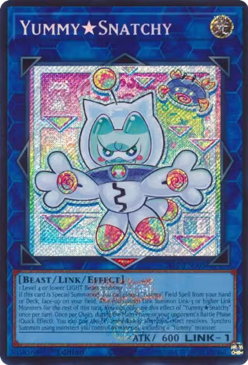 YummySnatchy (Emblazoned Secret Rare) (26LP-EN005), Limited Pack World Championship 2026 — Yu-Gi-Oh! card price