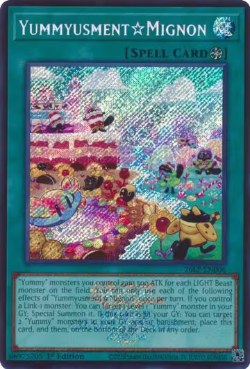YummyusmentMignon (Emblazoned Secret Rare) (26LP-EN006), Limited Pack World Championship 2026 — Yu-Gi-Oh! card price