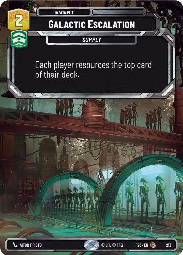 Galactic Escalation (213), Sector and Regional Promos: Season 2 — Star Wars card price