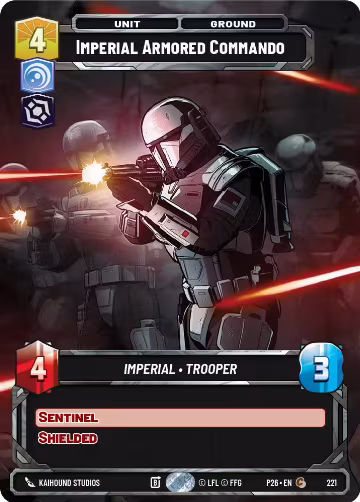 Imperial Armored Commando (Foil) (221), Sector and Regional Promos: Season 2 — Star Wars card price