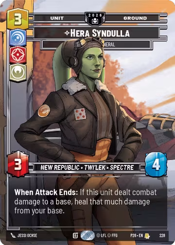 Hera Syndulla - Renegade General (228), Sector and Regional Promos: Season 2 — Star Wars card price