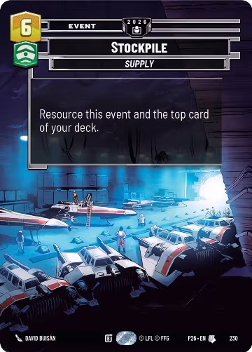 Stockpile (230), Sector and Regional Promos: Season 2 — Star Wars card price