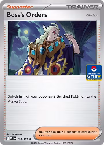 Boss's Orders [Ghetsis] - 114/132 (GYM) (114/132) — card price