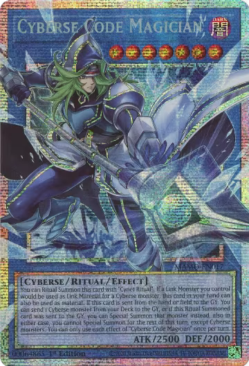 Cyberse Code Magician (Starlight Rare) (Extended Art) (MAMO-EN017), Magnificent Monsters — Yu-Gi-Oh! card price